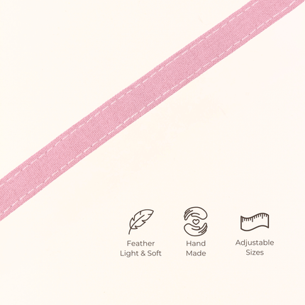 MoriCat Soft Breakaway Pink Cat Collar