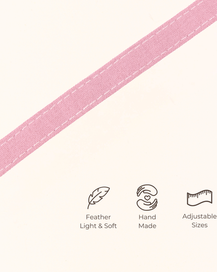 MoriCat Soft Breakaway Pink Cat Collar