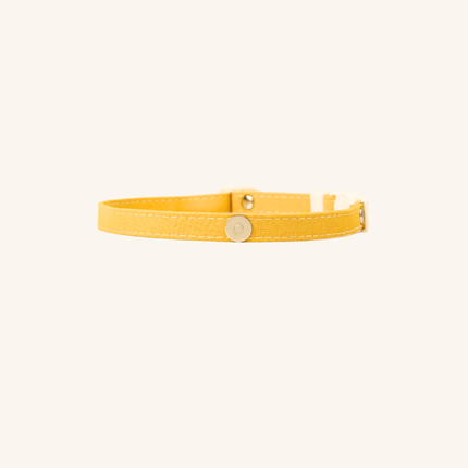 MoriCat Soft Breakaway Yellow Cat Collar