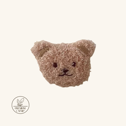 MoriCat Premium Catnip Toy — Beige Bear Head