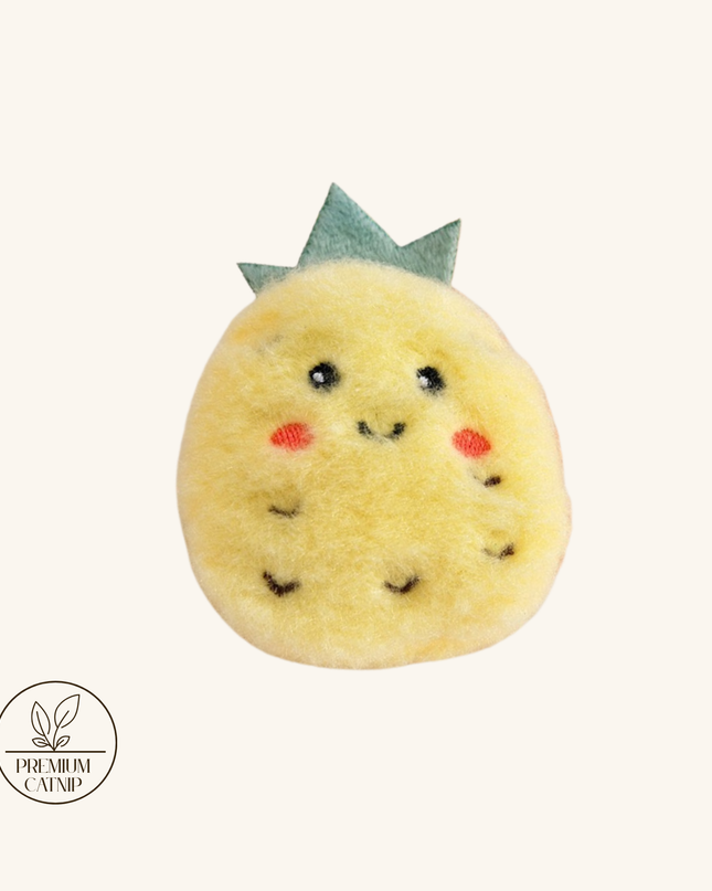 MoriCat Premium Catnip Toy — Pineapple