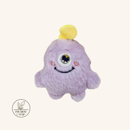 MoriCat Premium Catnip Toy — Purple Monster