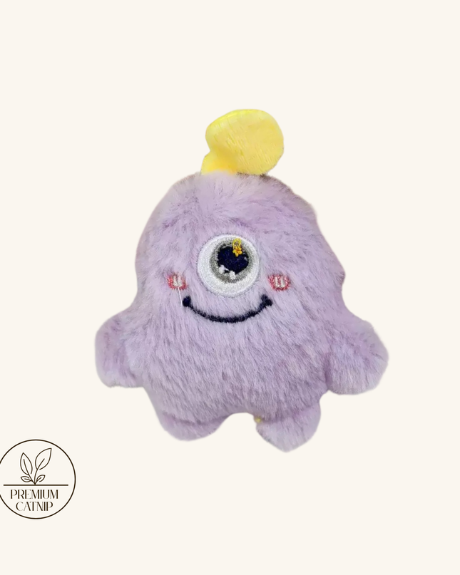 MoriCat Premium Catnip Toy — Purple Monster