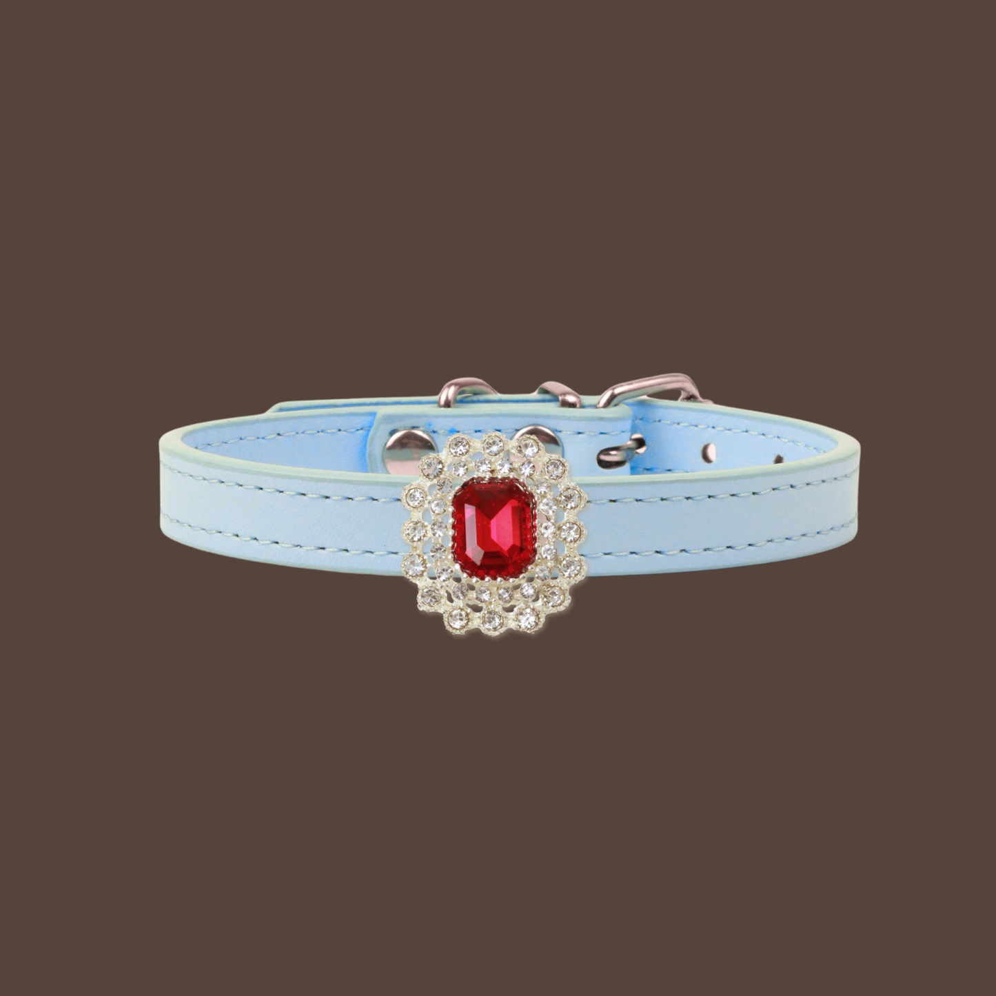 Blue Luxury Cat Collar with Halo Gem Charms (Copy)