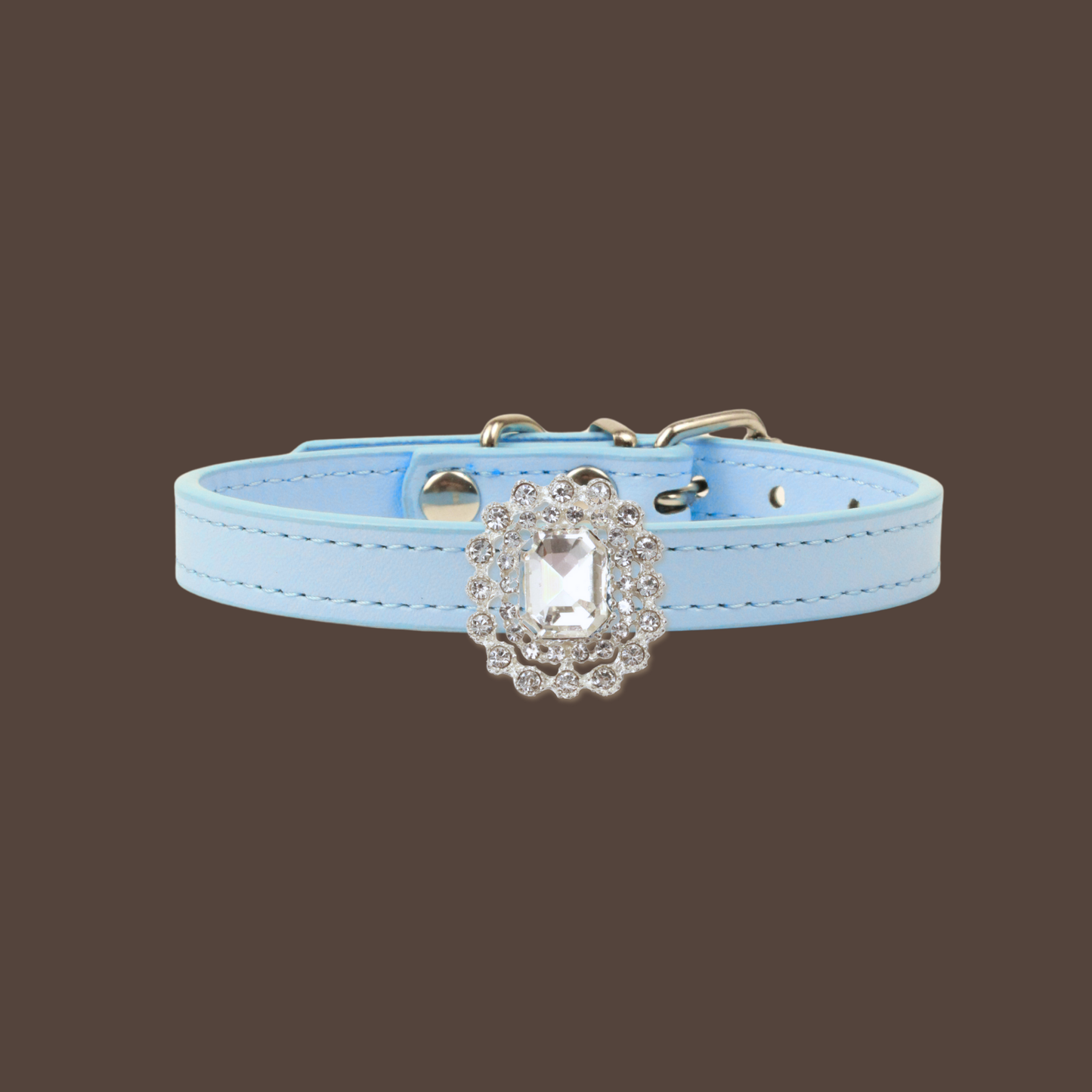 Blue Luxury Cat Collar with Halo Gem Charms (Copy)