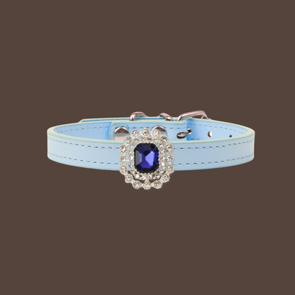 Blue Luxury Cat Collar with Halo Gem Charms (Copy)