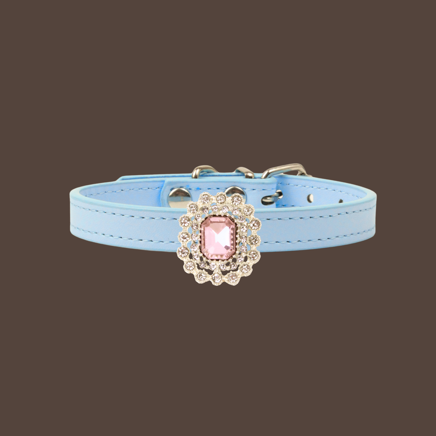 Blue Luxury Cat Collar with Halo Gem Charms (Copy)