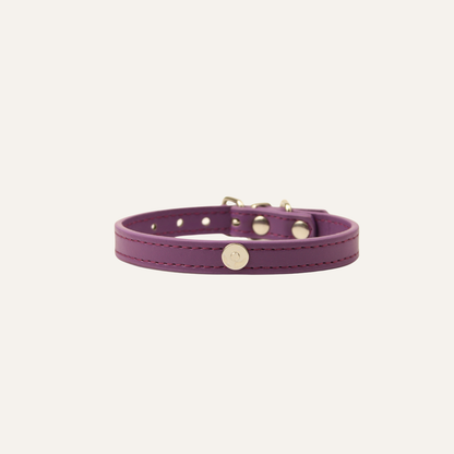 Purple Luxury Cat Collar with Halo Gem Charms