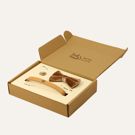 MoriCat Premium Gift Bundle Box with Vintage Bronze Gem in Champagne