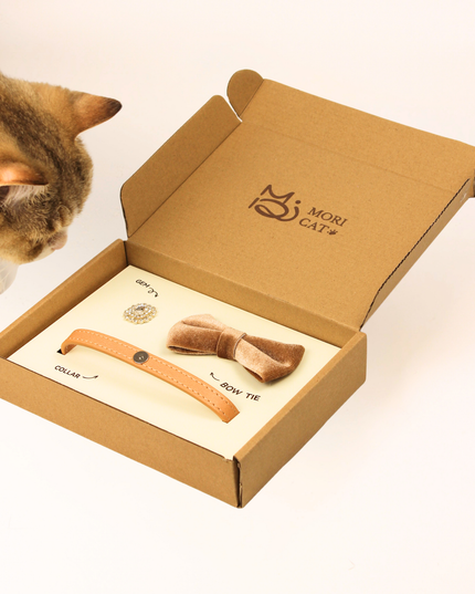 MoriCat Premium Gift Bundle Box with a Diamond Style Halo Jewel
