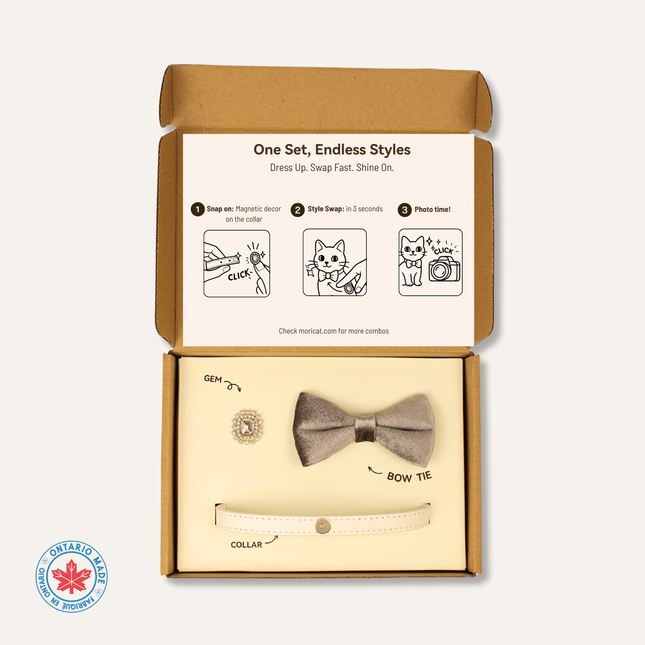 MoriCat Premium Gift Bundle Box with a Crystal Halo Jewel