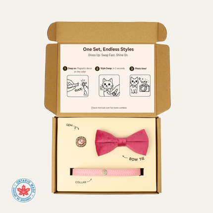 MoriCat Premium Gift Bundle Box with Vintage Bronze Gem in Rose
