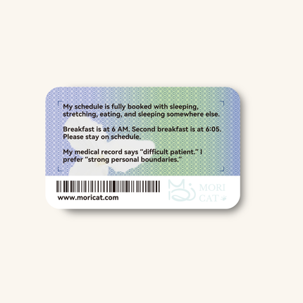 Custom Pet Driver-Style ID Card