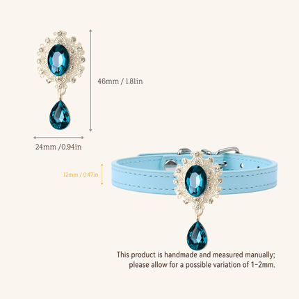 MoriCat Aquamarine Jewel for Grey Fur Cats