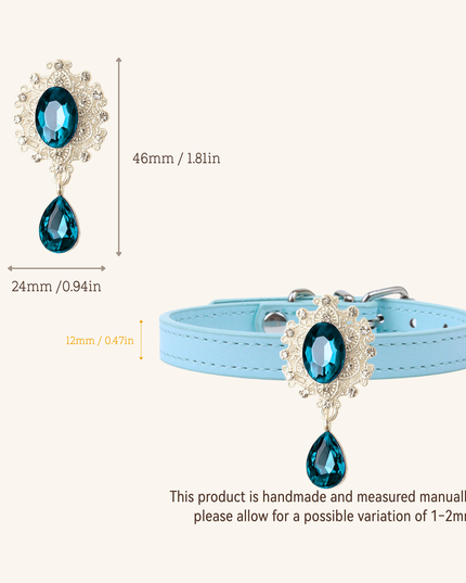 MoriCat Aquamarine Jewel for Grey Fur Cats