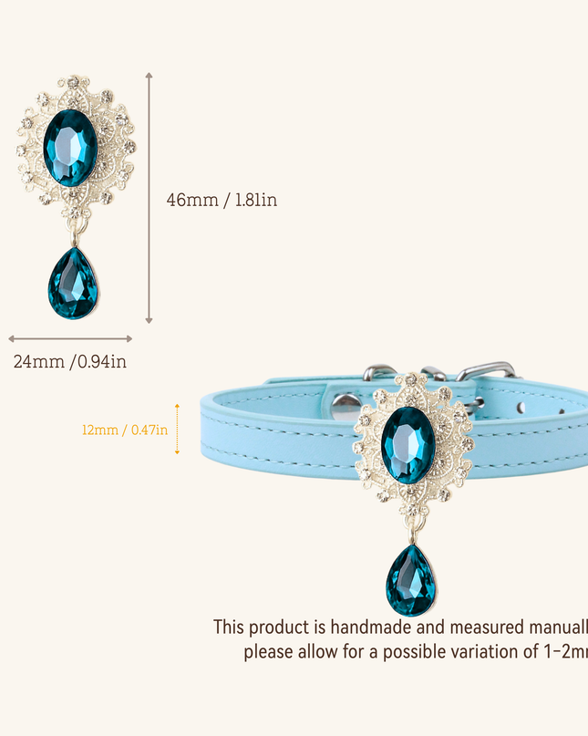 MoriCat Aquamarine Jewel for Grey Fur Cats