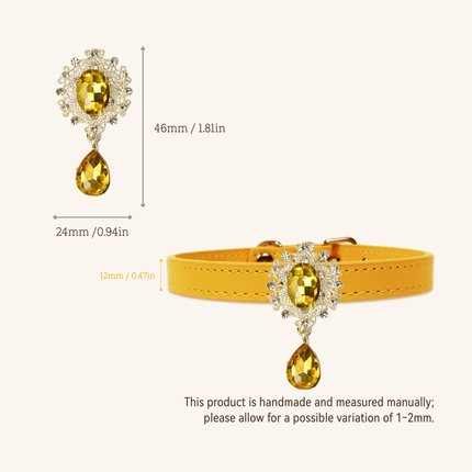 MoriCat Citrine Jewel for Orange Fur Cats