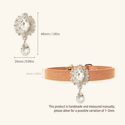 MoriCat Diamond Style Jewel for Dark Fur Cats