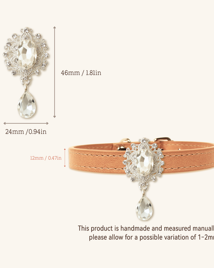 MoriCat Diamond Style Jewel for Dark Fur Cats