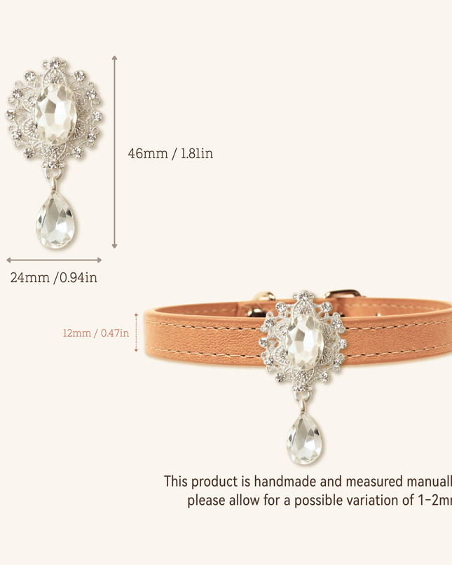 MoriCat Diamond Style Jewel for Dark Fur Cats