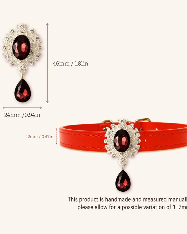 MoriCat Ruby Jewel for Black Fur Cats