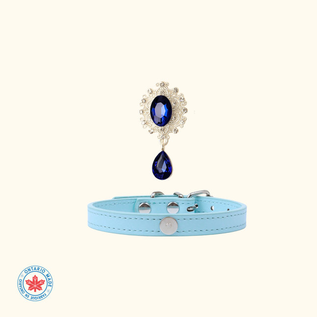MoriCat Sapphire Jewel for White Fur Cats