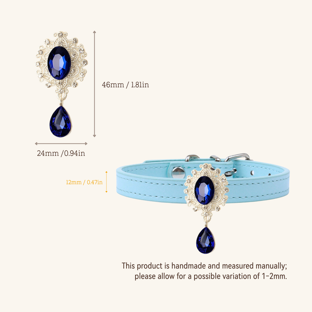 MoriCat Sapphire Jewel for White Fur Cats