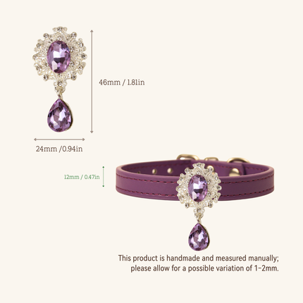 MoriCat Purple Jewel for White Fur Cats