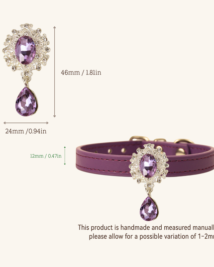 MoriCat Purple Jewel for White Fur Cats