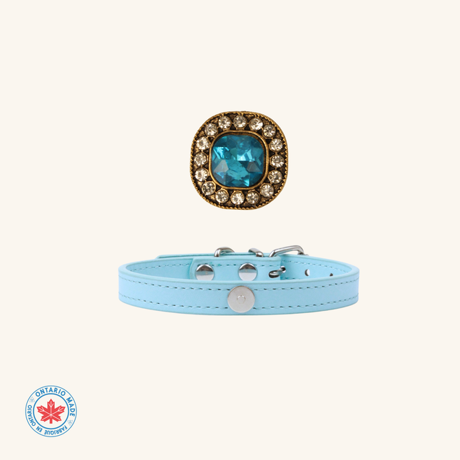 MoriCat Aquamarine Jewel for Grey Fur Cats