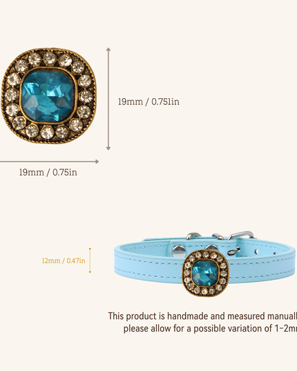 MoriCat Aquamarine Jewel for Grey Fur Cats