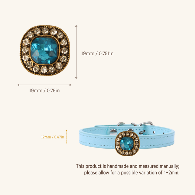 MoriCat Aquamarine Jewel for Grey Fur Cats