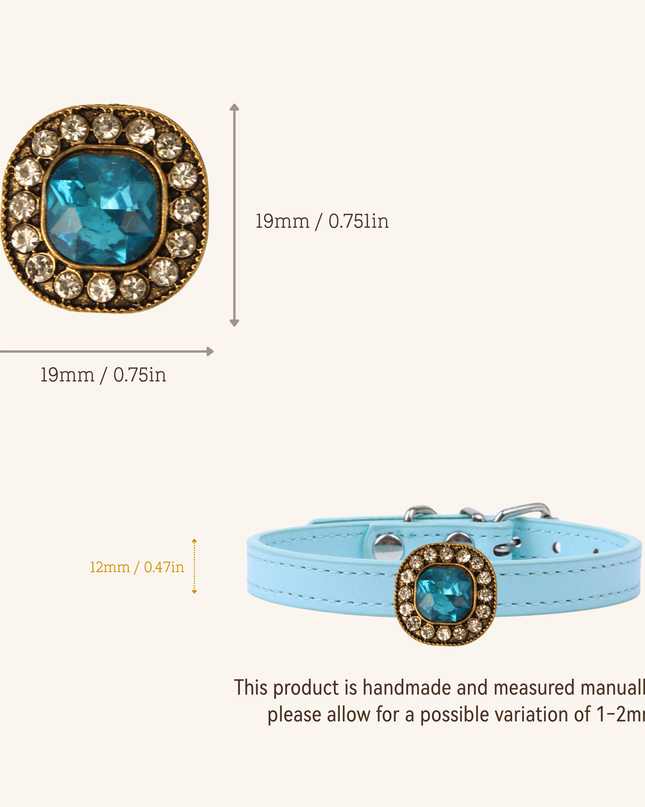 MoriCat Aquamarine Jewel for Grey Fur Cats