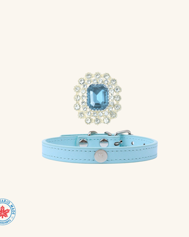 MoriCat Aquamarine Jewel for Grey Fur Cats