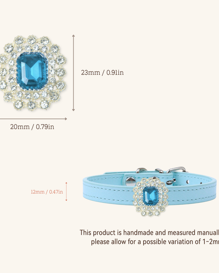 MoriCat Aquamarine Jewel for Grey Fur Cats