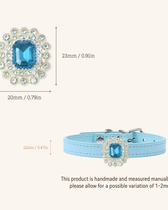 MoriCat Aquamarine Jewel for Grey Fur Cats