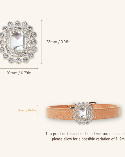 MoriCat Diamond Style Jewel for Dark Fur Cats