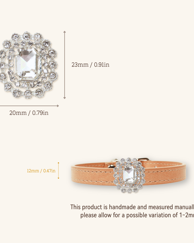 MoriCat Diamond Style Jewel for Dark Fur Cats