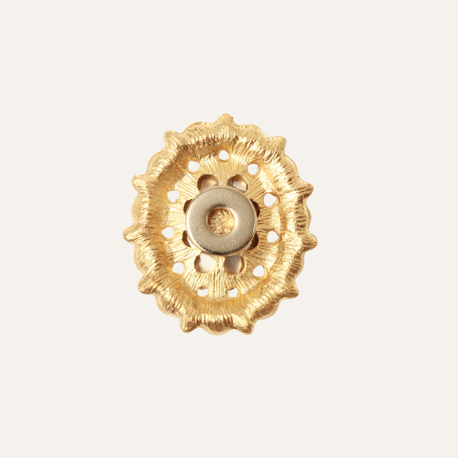 MoriCat Inlaid Oval Gem Charm