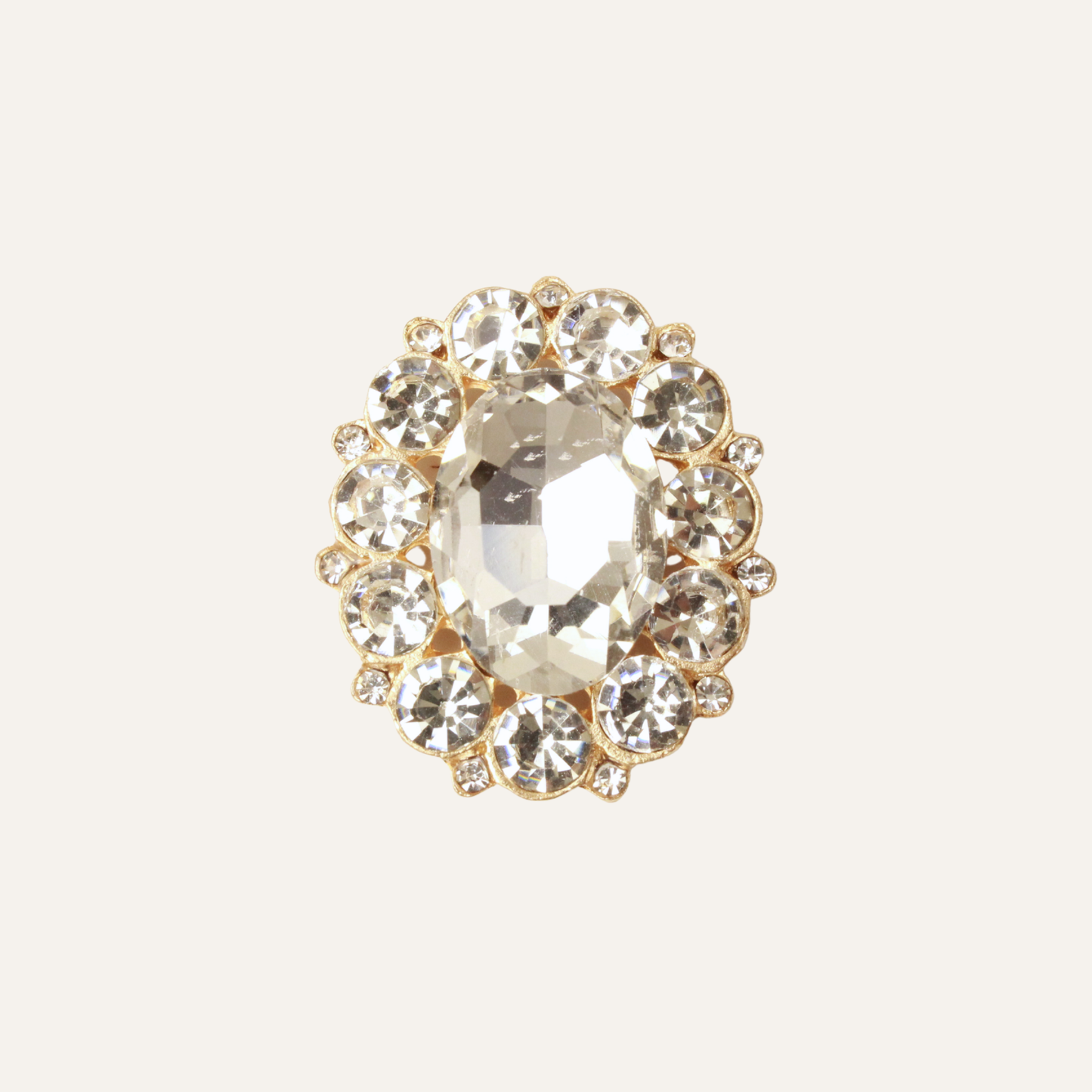 Interchangeable Inlaid Oval Gemstone