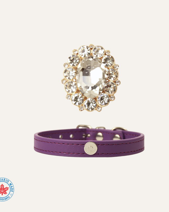 MoriCat Purple Jewel for White Fur Cats