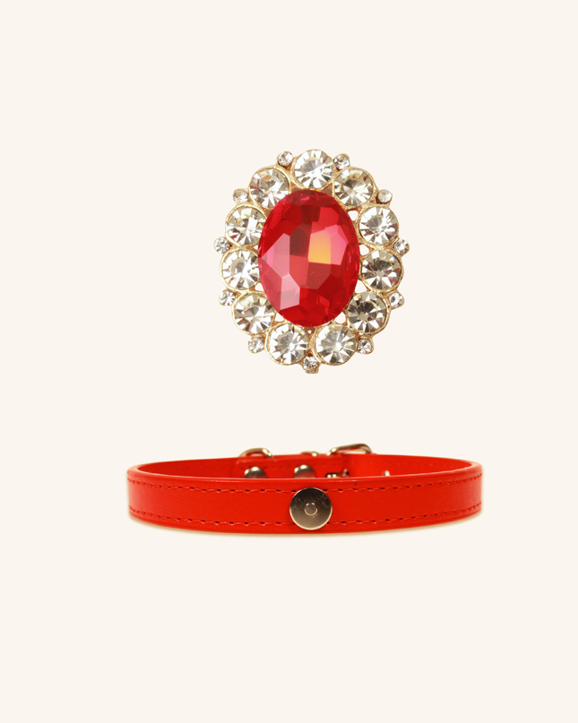 MoriCat Ruby Jewel for Black Fur Cats