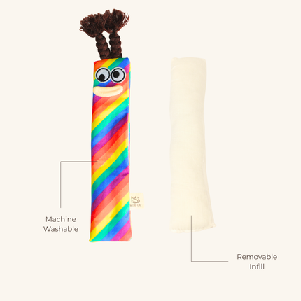 MoriCat Handmade Sensory(Catnip|Silvervine) Kicker -Rainbow