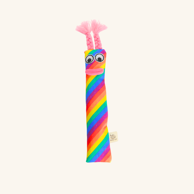 MoriCat Handmade Sensory(Catnip|Silvervine) Kicker -Rainbow