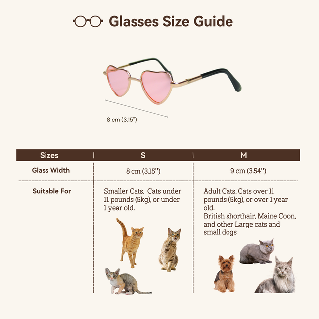 MoriCat Heart Shaped Metal Sunglasses with Pink Lens