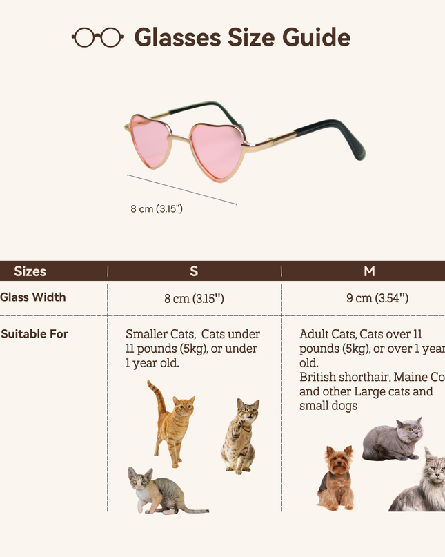 MoriCat Heart Shaped Metal Sunglasses with Pink Lens