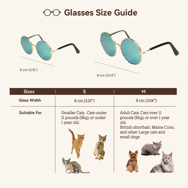 MoriCat Metal Sunglasses with Reflective Green Lens