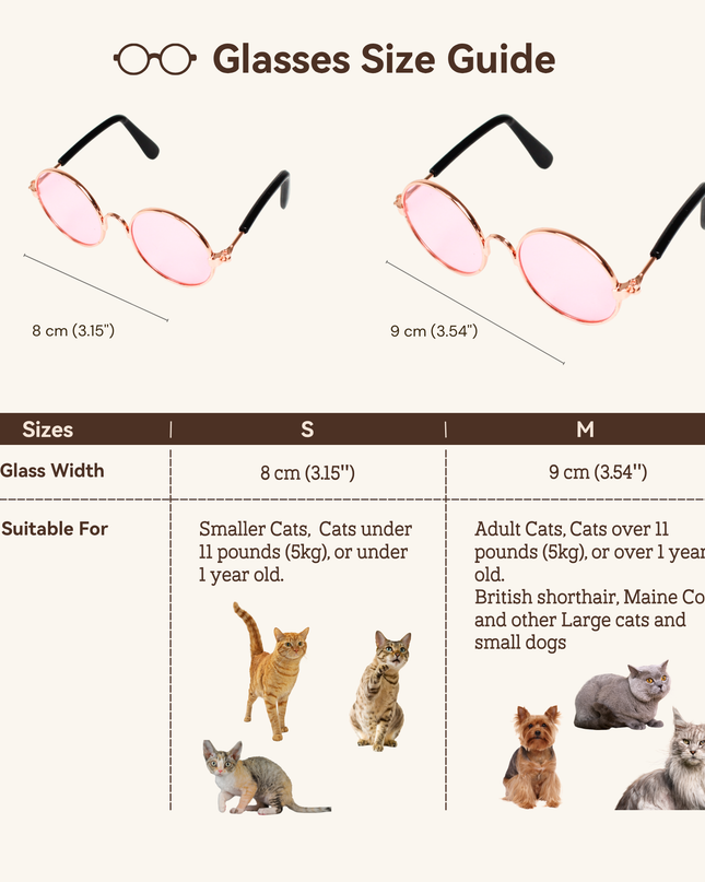 MoriCat Metal Sunglasses with Pink Lens