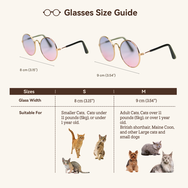 MoriCat Metal Sunglasses with Blue Pink Gradient Lens