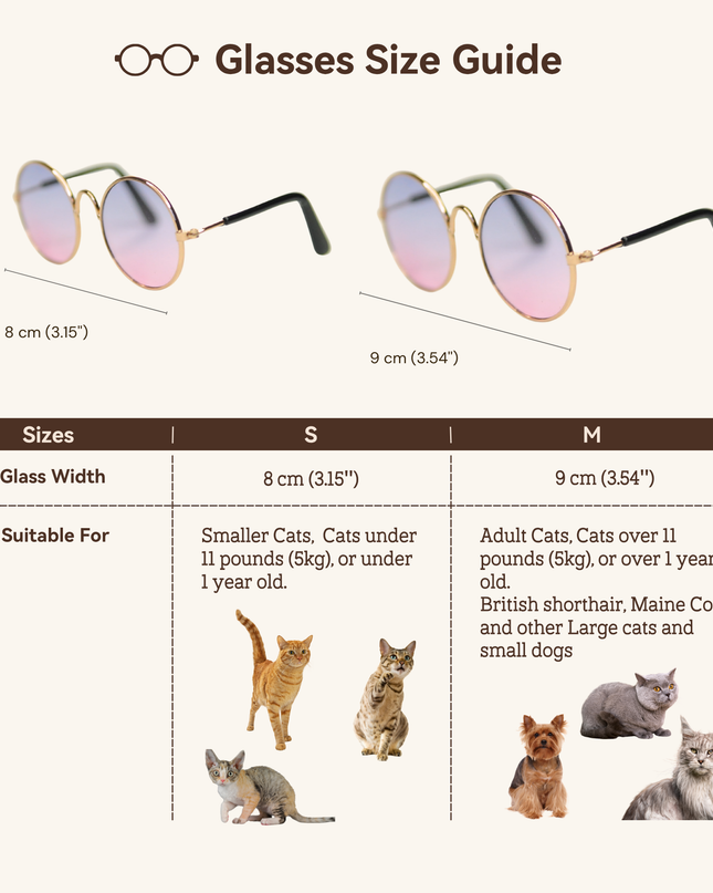 MoriCat Metal Sunglasses with Blue Pink Gradient Lens